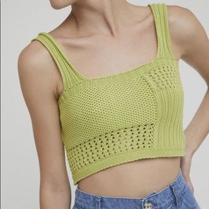 NWT Rita Row Sol Top in green.